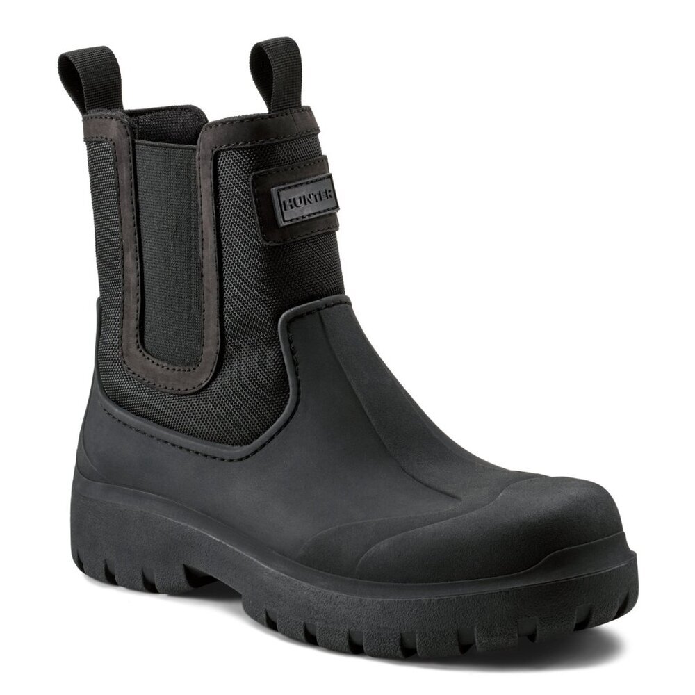 NEW Mens Hunter Lorde sz 9 Insulated Waterproof Chelsea Boots Black $200 msrp - Picture 2 of 6